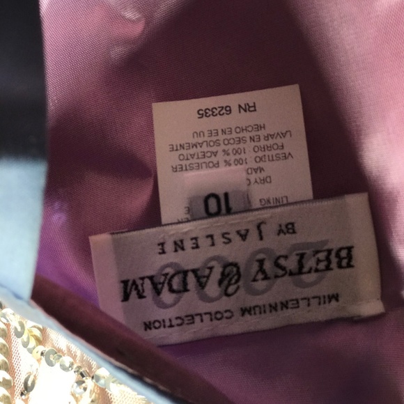 Baby Blue Cinderella Prom Dress - Picture 3 of 3